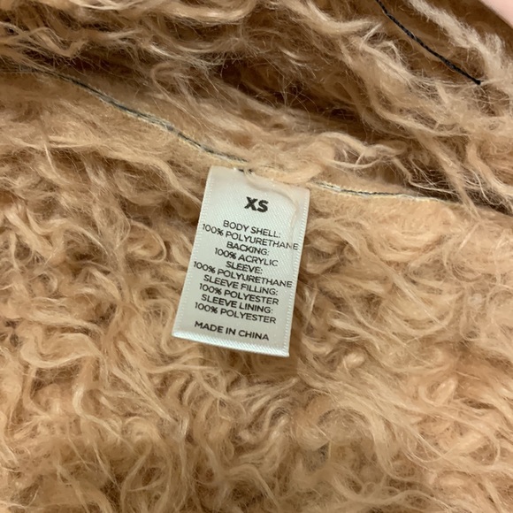 Black & Pink Faux Fur Black Moto Jacket - Picture 9 of 13